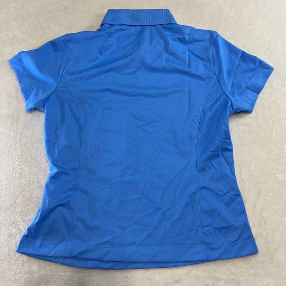 NWT Nike Baby Blue Golf Shirt Polo Dri Fit Short Sleeve Womens Large (12-14) - Picture 7 of 10